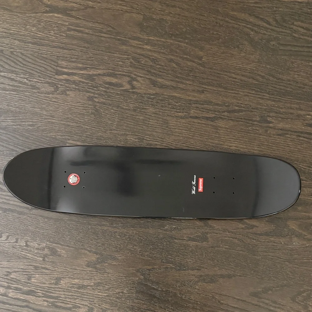 Supreme Black Skateboard with Red Logo - Picture 3 of 5